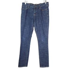 Old Navy The Sweetheart Jeans 10 Long Blue Medium Wash Mid Rise‎ Slim Fit Denim